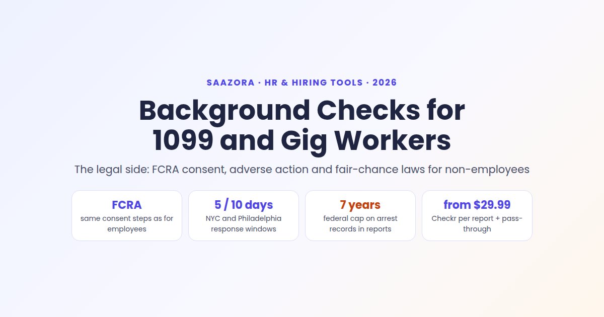 Background Checks for 1099 and Gig Workers: What to Run