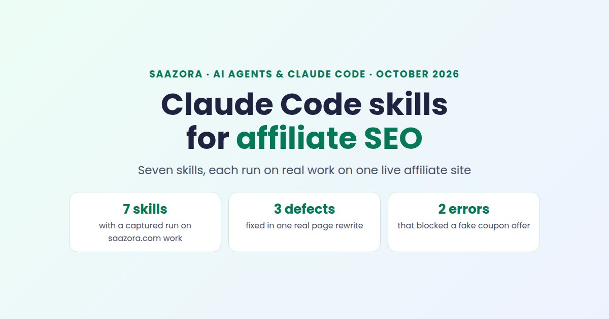 Best Claude Code Skills for SEO (Tested on a Live Site)