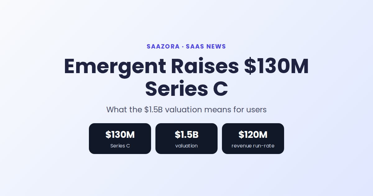 Emergent Valuation Hits $1.5B With $130M Series C