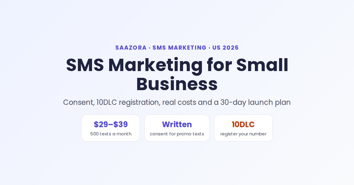 SMS Marketing for Small Business: Getting Started (2026)